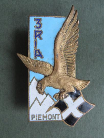 France 3 R.I.A. (3° Régiment d’Infanterie Alpine) Pocket Crest