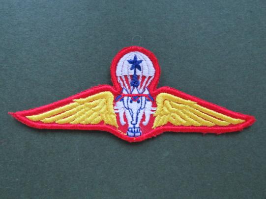 Thailand Army Senior Parachute Wings