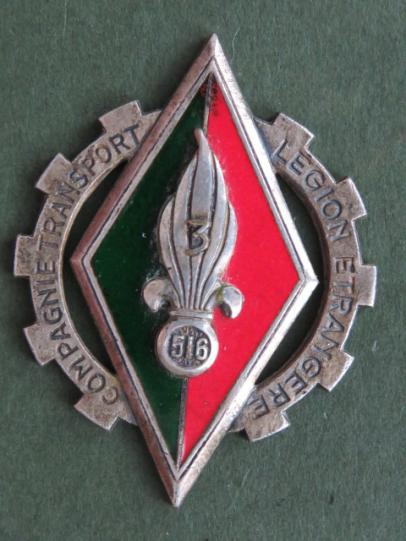 France Foreign Legion 3° Foreign Legion Transport Company - 516 Transport Group C.T.L.E. Pocket Crest