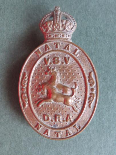 South Africa 1923-1943 Natal Defence Rifle Association Collar Badge