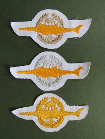 Germany Navy Combat Swimmer (Kampfschwimmer) Summer Dress Qualification Badge Set