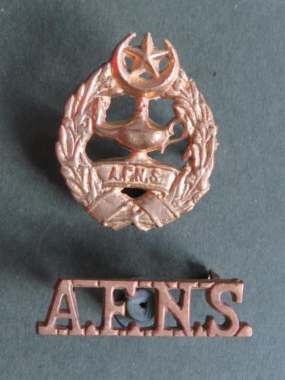 Pakistan Armed Forces Nursing Services Cap Badge and Shoulder Title