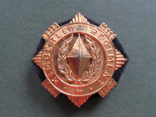 South Africa Kimberley Regiment Officer's Cap Badge