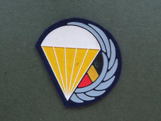 Belgium Pre-Militaire 10-19 Jumps Parachute Badge