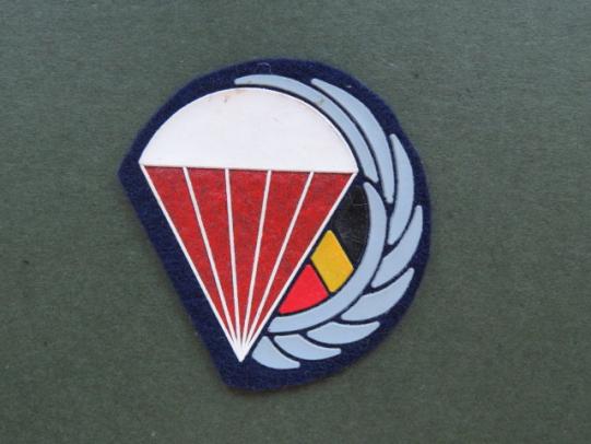 Belgium Pre-Militaire Over 30 Jumps Parachute Badge