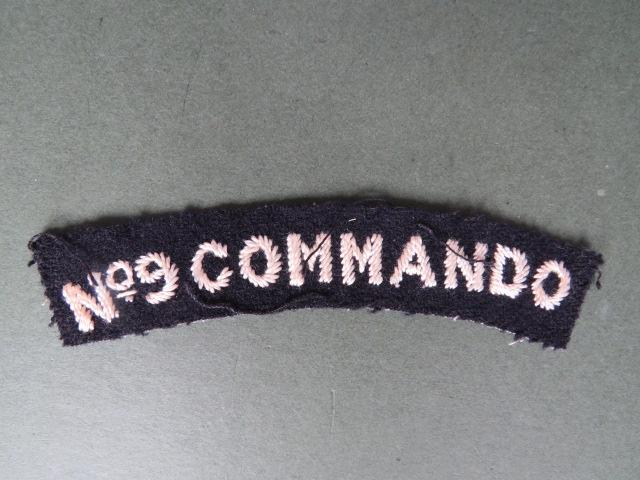 British Army WW2 No 9 Commando Shoulder Title