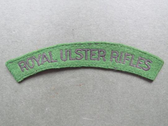 British Army WW2 Period Royal Ulster Rifles Shoulder Title