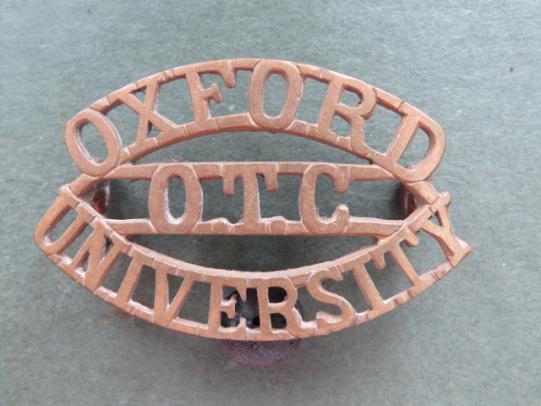 British Army Oxford University Officer Training Corps Shoulder Title
