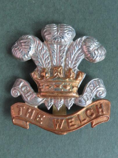 British Army The Welch Regiment Cap Badge