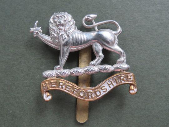 British Army The Herefordshire Regiment Cap Badge