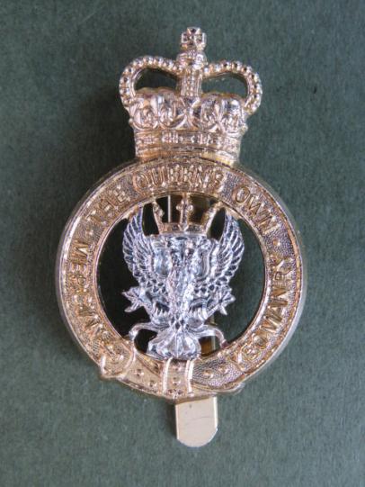 British Army The Queen's Own Mercian Yeomanry Cap Badge