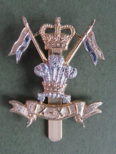 British Army The 9th/12th Royal Lancers (Prince of Wales's Own) Cap Badge