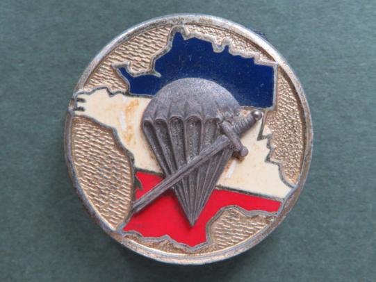 France C.N.E.C 1° Bataillon de Choc Pocket Crest