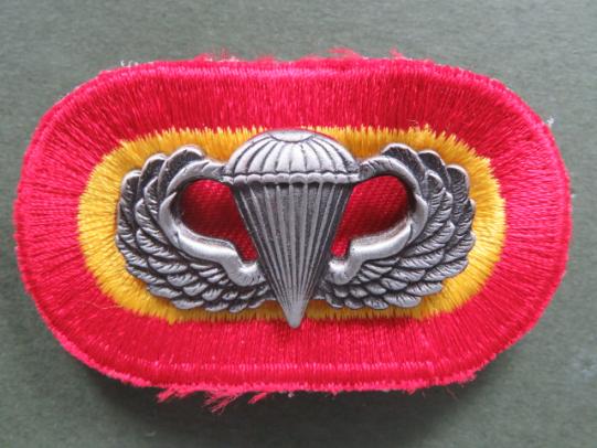 USA Army Basic Parachute Wings with 