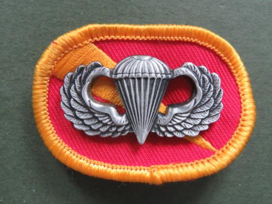 USA Army Basic Parachute Wings with 