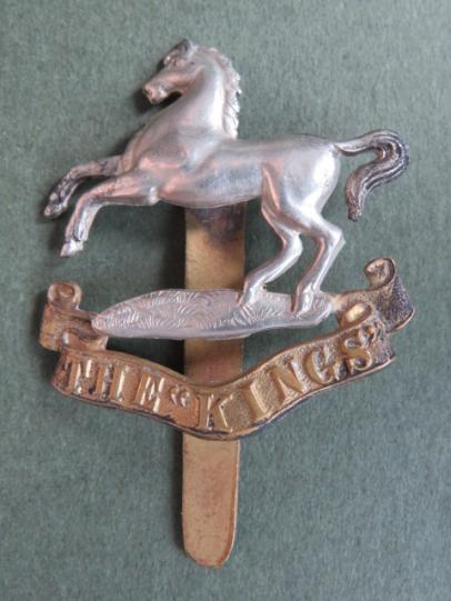 British Army The King's Regiment Cap Badge