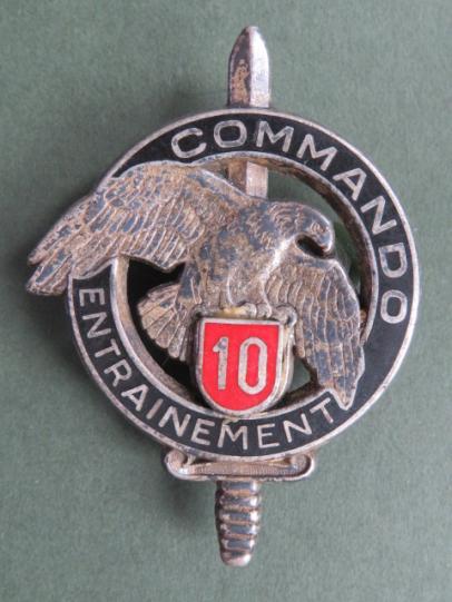 France C.E.C.10 COMMANDO ENTRAINEMENT Pocket Crest