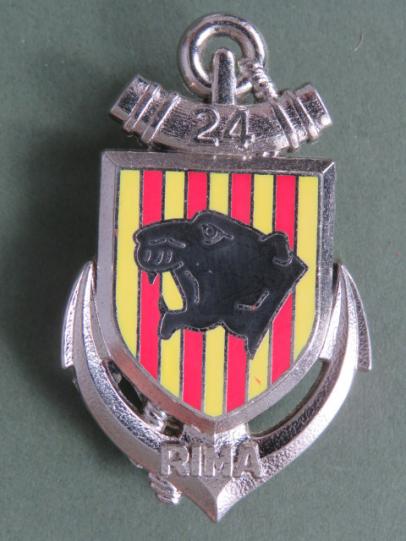 France 24° R.I.M.a (24° Régiment d’Infanterie de Marine) Pocket Crest