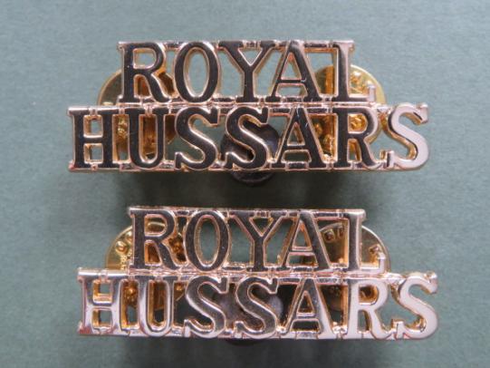 British Army The Royal Hussars Shoulder Titles