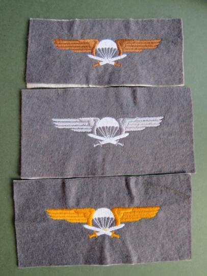 Finland 1970's Parachute Wings Set