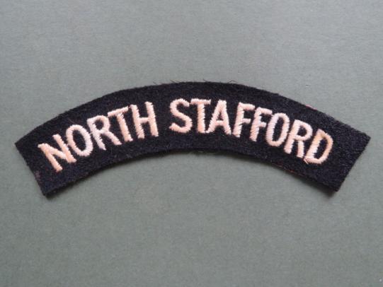 British Army The North Staffordshire Regiment Shoulder Title