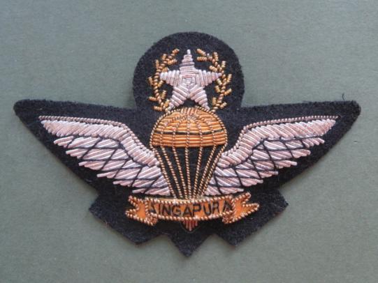 Singapore Master Parachute Dress Uniform Wings