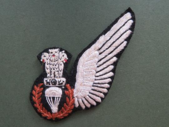 India Air Force 1970's Parachute Jump Instructor Wing