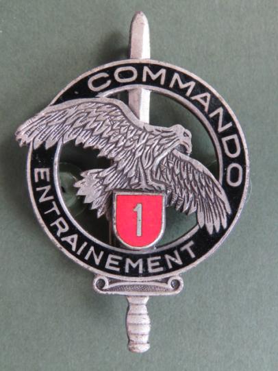 France C.E.C 1 COMMANDO ENTRAINEMENT Pocket Crest