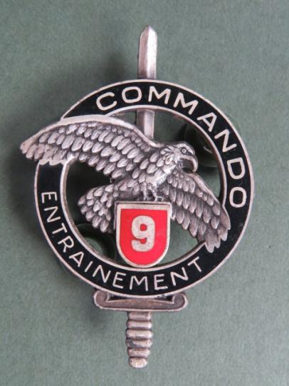 France C.E.C. 9 COMMANDO ENTRAINEMENT Pocket Crest