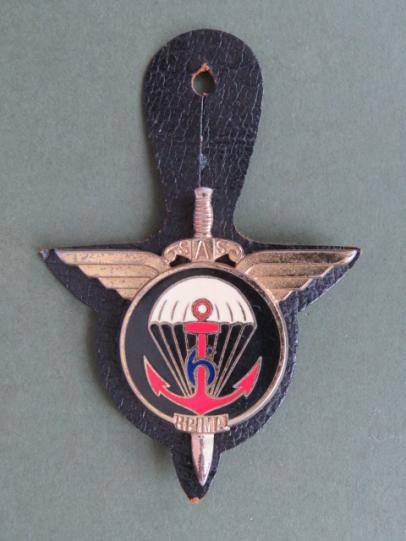 France 6e R.P.I.M.a (Regiment Parachutiste d' Infanterie de Marine) Pocket Crest
