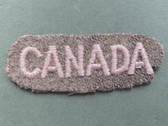 Canada WW1 Cloth Shoulder Title