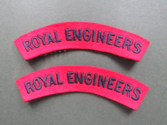 British Army Royal Engineers Shoulder Titles