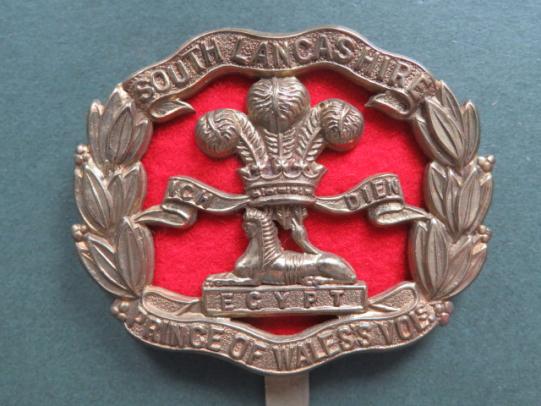 British Army The Prince of Wales's Volunteers (South Lancashire) WW1 Cap Badge