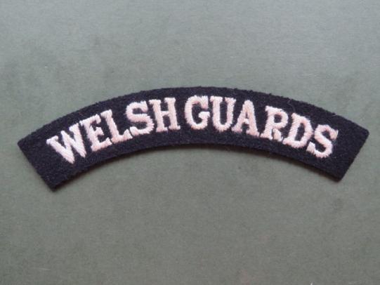 British Army The Welsh Guards Shoulder Title