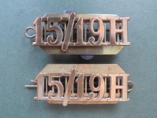British Army The 15th /19th King's Royal Hussars Shoulder Titles