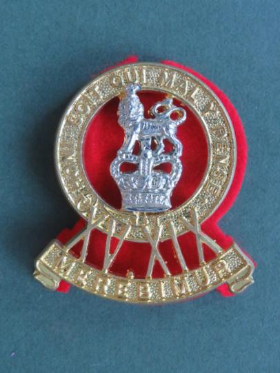 British Army 15th/19th King's Royal Hussars Post 1953 Cap Badge