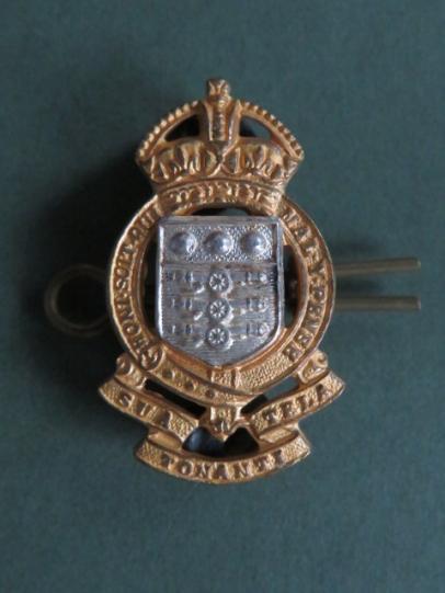 British Army Royal Army Ordnance Corps Pre 1953 Officer's Collar Badges