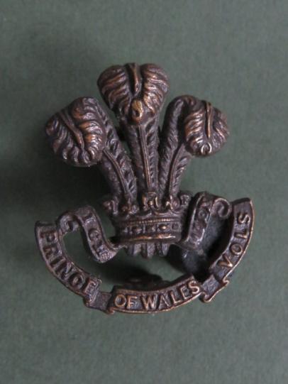 British Army The South Lancashire Regiment (The Price of Wales's Volunteers) Officer's Service Dress Collar Badge