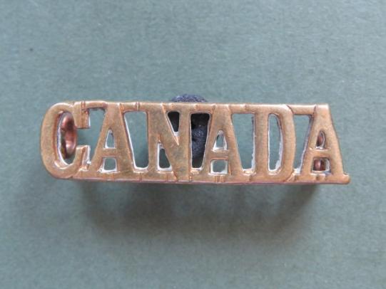 Canada Overseas Shoulder Title