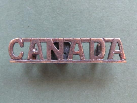 Canada Overseas Shoulder Title