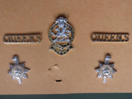 British Army The Queen's Regiment Badges