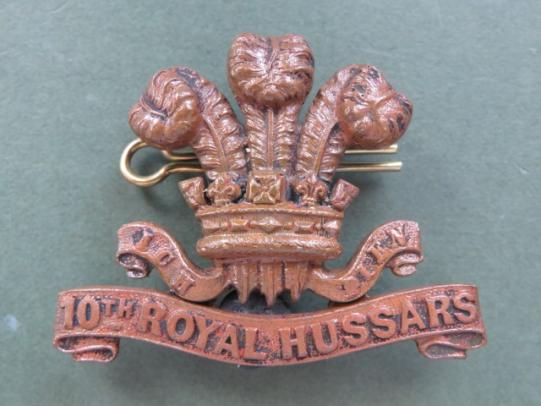British Army The 10th (Prince of Wales's Own Royal Regiment) Hussars Cap Badge