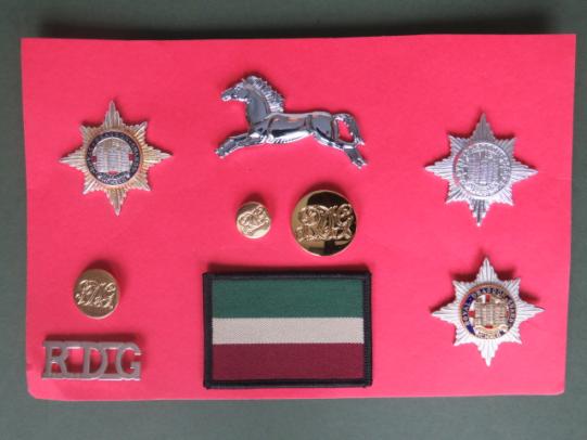 British Army Royal Dragoon Guards Badge Set