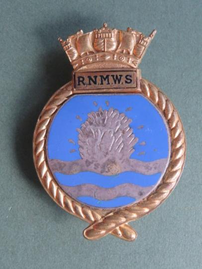 Royal Navy, R.N.M.W.S. (Royal Naval Mine Watching Service) Cap Badge