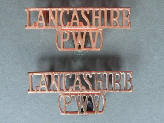 British Army The Lancashire Regiment (Prince of Wales's Volunteers) Shoulder Titles