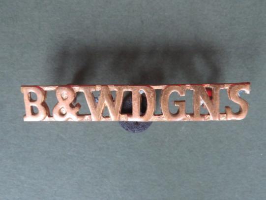 British Army The Berkshire and Westminster Dragoons Shoulder Title