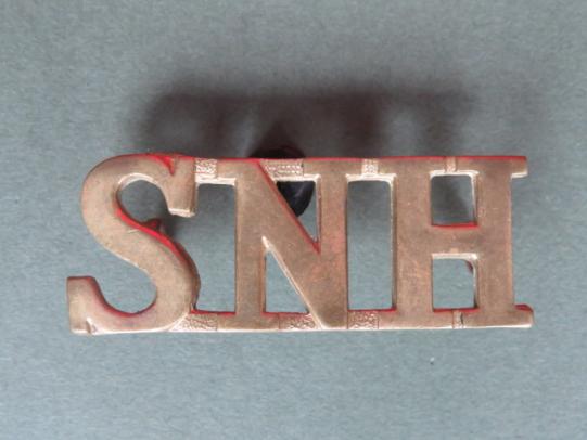 British Army The South Nottinghamshire Hussars Shoulder Title