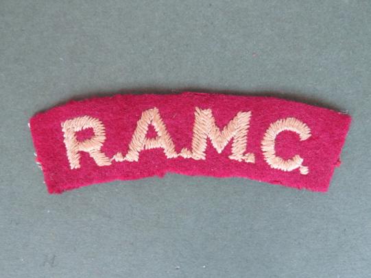 British Army Royal Army Medical Corps Shoulder Title