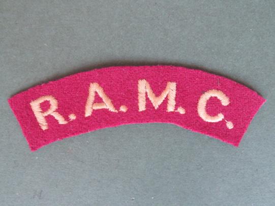 British Army Royal Army Medical Corps Officer's Shoulder Title