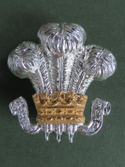 British Army A (Royal Wiltshire Yeomanry (Prince of Wales's Own)) Officer's Cap Badge